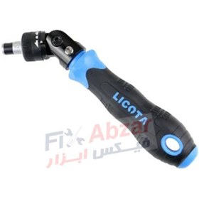 تصویر پیچ گوشتی جغجغه ای لیکوتا مدل ASD-400 درایو 1/4 اینچ LICOTA 1/4INCH HIGH TORQUE FLEXIBLE BIT HOLDER RATCHET SCREWDRIVER ASD-400