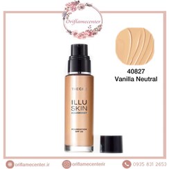 تصویر کرم پودر ایلواسکین آکوا بوست دوان 40827 وانیلی طبیعی THE ONE Illuskin Aquaboost Foundation SPF 20 Vanilla Neutral 40827 30 ml