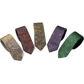 تصویر کراوات بته‌ جقه مسی | R&R 