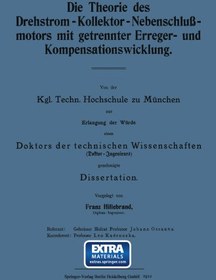 تصویر دانلود کتاب Die Theorie des Drehstrom-Kollektor-Nebenschlußmotors mit getrennter Erreger- und Kompensationswicklung ویرایش 1 کتاب آلمانی تئوری موتور شنت-پیچ کلکتور سه فاز با تحریک مجزا و سیم پیچ جبرانی ویرایش 1