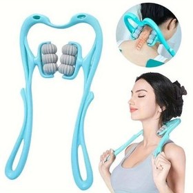 تصویر ماساژور گردن مدل 6 رولر | ماساژور غلتکی گردن مدل Neck Massager Roller 