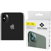 تصویر محافظ لنز دوربین آرکا گلس مدل GLA مناسب برای گوشی موبایل اپل IPHONE XS MAX 