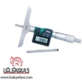 تصویر میکرومتر عمق سنج دیجیتال 150-0 میلیمتر اینسایز مدل 150-3540 INSIZE 3540-150 digital depth micrometer