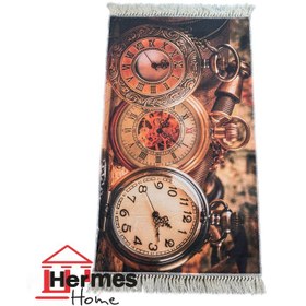 تصویر فرشینه چاپی 100x60 مدل: CLOCK 