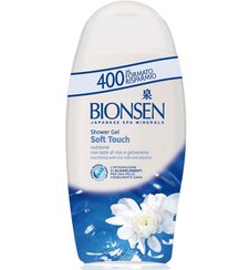 تصویر شامپو بدن نرم کننده و آبرسان 400 میلی لیتر بایونسن Bionsen Soft Touch Hydrating Shower Gel