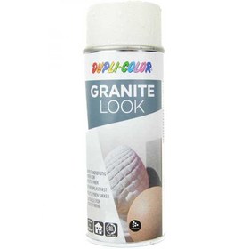 تصویر اسپري رنگ گرانيت سفید دوپلی کالر مدل Look حجم 400 میلی لیتر Gray white spray paint, Look model, volume 400 ml