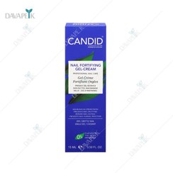 تصویر ژل کرم تقویت کننده ناخن خشک و شکننده کاندید 15 میلی لیتر Candid Nail Fortifying Gel Cream 15ml