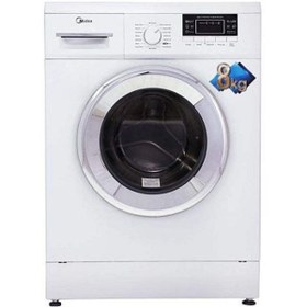 تصویر ماشین لباسشویی مایدیا مدل WU-24804 ظرفیت 8 کیلوگرم Midea WU-24804 Washing Machine 8 Kg