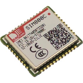 تصویر ماژول GSM چهار باند با قابلیت GSM/GPRS/Bluetooth ا sim800c sim800c