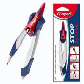 تصویر پرگار مدل استاپ (قفل دار،محافظ نوک) کد BP14 - 74370 مپد 