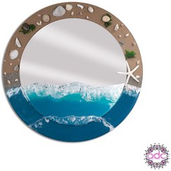 تصویر آینه ساحل و دریا 