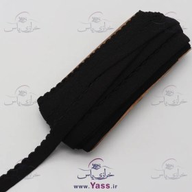 تصویر کش لباس زیر لبه کنگره مشکی (15 متری) 