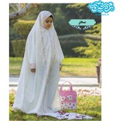 تصویر چادر نماز جشن تکلیف طرح سحر 