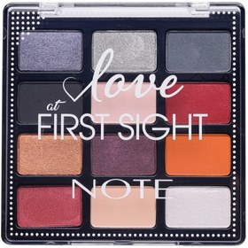 تصویر پالت سایه لاو ات فرست سایت نوت کد 203 note Love at first sight eyeshadow palette N0.203