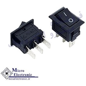 تصویر کلید راکر دوحالته کوچک KCD1-701 3PIN 