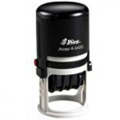 تصویر مهر تاریخ دار و ساعت زن دایره Shiny 