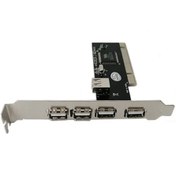 تصویر کارت USB اینترنال 4 پورت PCI Card USB 2.0 