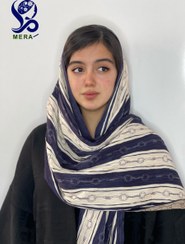 تصویر شال دورو موهر طرح زنجیر (215) 