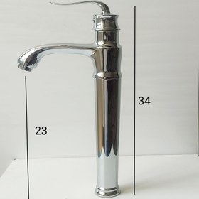 تصویر شیر روشویی پایه بلند اسناپل مدل بامبو ا Snapple Bambo Basin tap Snapple Bambo Basin tap