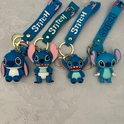 تصویر جاکلیدی استیج stitch silicone key chain