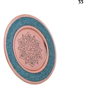 تصویر بشقاب قلم زنی ساده 