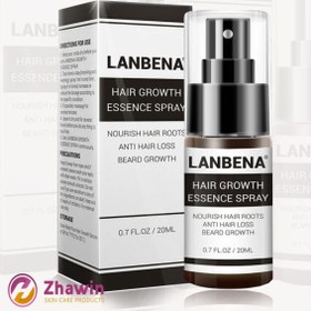 تصویر اسپری تقویت و رشد موی سر لانبنا LANBENA Hair Growth Essential Spray Anti-Hair Loss Beard Growth