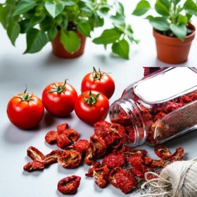 تصویر اسلایس گوجه خشک 