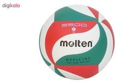 تصویر توپ والیبال مولتن مدل VSM5500 سایز ۵ الیاف مصنوعی 
