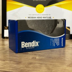 تصویر لنت ترمز جلو پژو 405 مارک بندیکس اصل فرانسه Bendix 