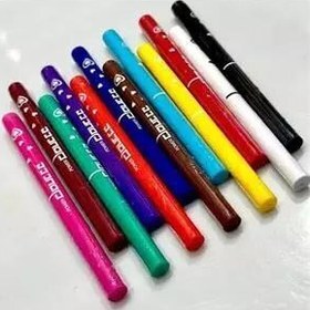 تصویر خط چشم ماژیکی رنگی 