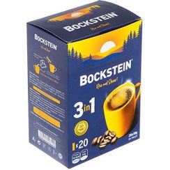 تصویر پودر قهوه فوری ۳ در ۱ بوکشتاین بسته ۲۰ عددی وزن ۱۸ گرم 