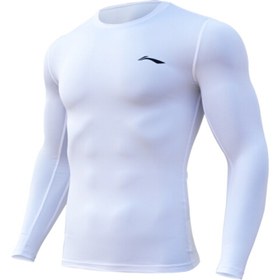 تصویر پیراهن ورزشی آستین بلند لی نینگ سفید مردانه 
