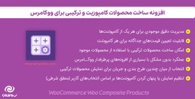 تصویر افزونه ساخت محصولات کامپوزیت و ترکیبی برای ووکامرس | WooCommerce Composite Products 