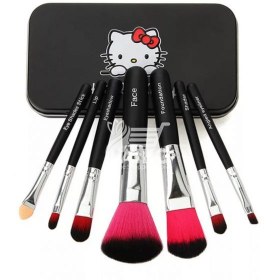 تصویر براش هلو کیتی 7 عددی ا Hello Kitty brush set Hello Kitty brush set