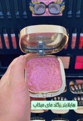 تصویر هایلایتر نانو شاین و سه بعدی جامد مای میکاپ استوری - کد ۴ (رزگلد) My Makeup Story Get Gorgeous Highlighter