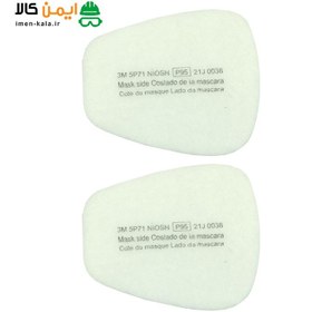 تصویر پد و کاور فیلتر ماسک 3M مدل 5p71 