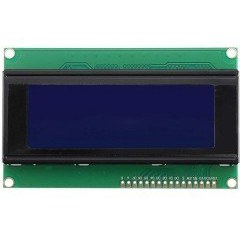 تصویر ماژول نمایشگر LCD کاراکتری ۴ در ۲۰ بک لایت آبی 