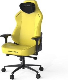 تصویر DXRacer Craft Pro Classic Gaming Chair Extra Wide And Thick Seat Cushion Adjustable Armrests Anti-Pinch Hand Protective Cover Memory Foam Headrest - Yellow - ارسال 15 الی 20 روز کاری 