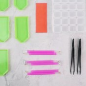 تصویر پک لوازم نقاشی الماسی 