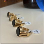 تصویر انگشتر استیل رنگ ثابت مردانه کد tw10060 