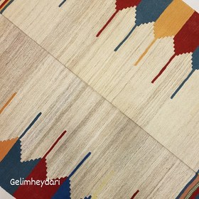 تصویر گلیم دستباف مدرن قشقایی qashqai kilim