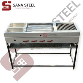 تصویر فر ساندویچی 4 کاره خطی 