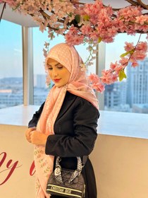 تصویر روسری طرح قلب 