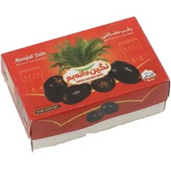 تصویر خرما رطب مضافتی وزن ۶۵۰ گرم بسته بندی ۳ ردیفه 