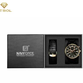 تصویر ساعت عقربه ای نیوی فورس مدل NF9089M RG NaviForce NF9089M RG Analog Watch