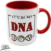 تصویر ماگ طرح DNA 