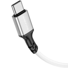 تصویر کابل شارژ بروفون مدل BX83 با سری تایپ سی BOROFONE BX83 USB to USB-C charging data cable