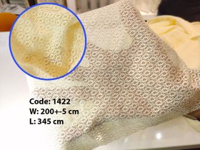 تصویر پرده دانتل ترک با دوام بالا، برای استفاده طولانی مدت High-quality Turkish Lace, a Luxurious Choice for Your Decor