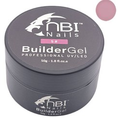 تصویر بیلدر ژل کاشت ناخن ان بی ای NBI | صورتی تیره(5) Deep pink | کاسه ای | 50 گرم 
