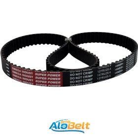 تصویر تسمه تایم امگا مدل SUPER POWER 127 مناسب برای دنا Omega timing belt model SUPER POWER 127 suitable for Dena